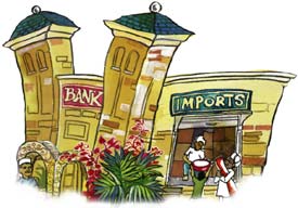 Nadie tiene dinero para comprar productos importados