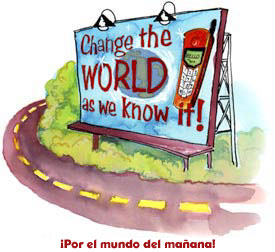 ¡Por el mundo del mañana!