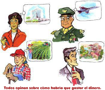 Todos opinan sobre cómo habría que gastar el dinero...