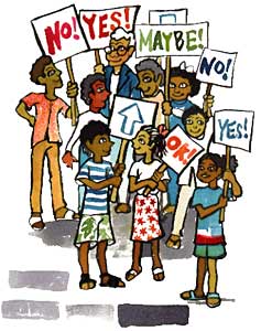 La population s'exprime