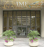 Entrée du Centre d'Accueil du FMI