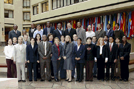 Hubert Humphrey Fellows and IMF Staff