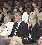 Students at IMF Briefing