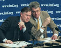Horst Köhler and Thomas Dawson