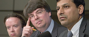 (From left to right) Mr. Callen, Mr. Robinson, Mr. Rajan