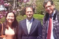 Prof. Pompeo Della Posta (right)