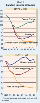 Growth in transition economies