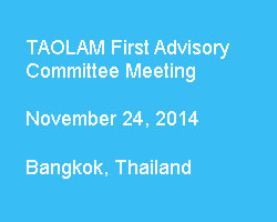 TAOLAM First Advisory Committee Meeting