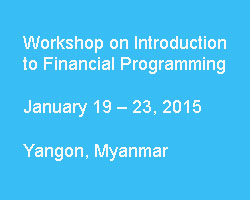 Workshop on Introduction to Financial Programming