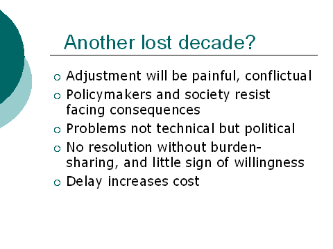 Another lost decade?