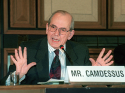 IMF Managing Director Michel Camdessus