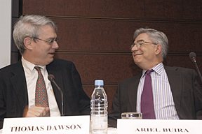 Photo of Tom Dawson (left) Ariel Buira (right)