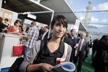A job fair in Paris, France: more job creation could help the French economy recover (photo: Christophe Ena/AP/Corbis) 